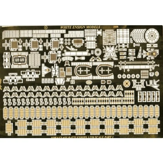 White Ensign Models PE3534 1/350 WWII USS Missouri Detail-up Set for Tamiya / Trumpeter kits