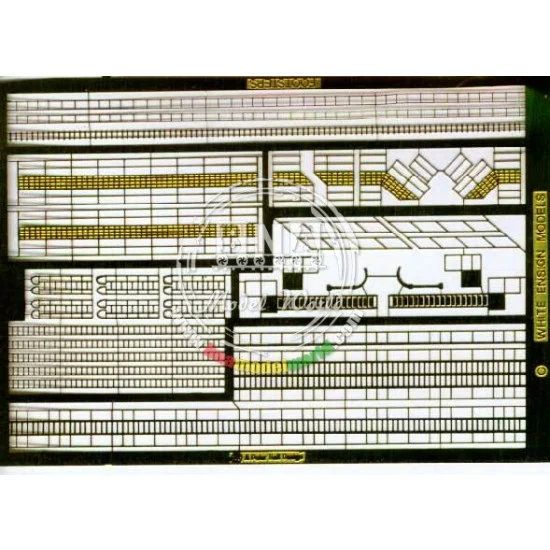 White Ensign Models PE3510 Photo-etched parts for 1/350 Ladders & Walkways Packing