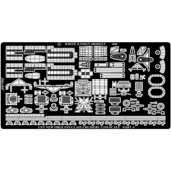White Ensign Models PE35109 1/350 USS San Francisco & New Orleans Cruisers Detail-up Set for Trumpeter kits