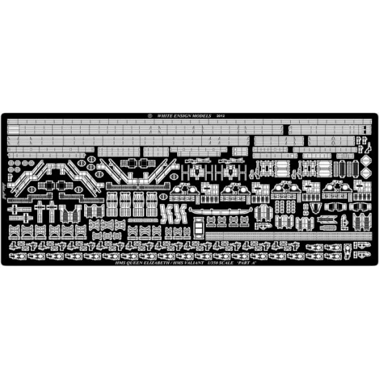 White Ensign Models PE35160 1/350 HMS Queen Elizabeth Detail-up Set for Trumpeter kit
