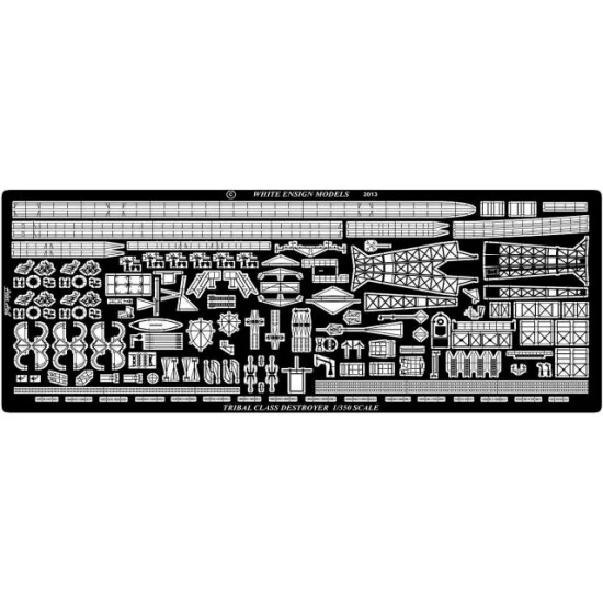 White Ensign Models PE35169 1/350 Tribal Class Destroyer (HMS Eskimo) Detail-up Set for Trumpeter kit