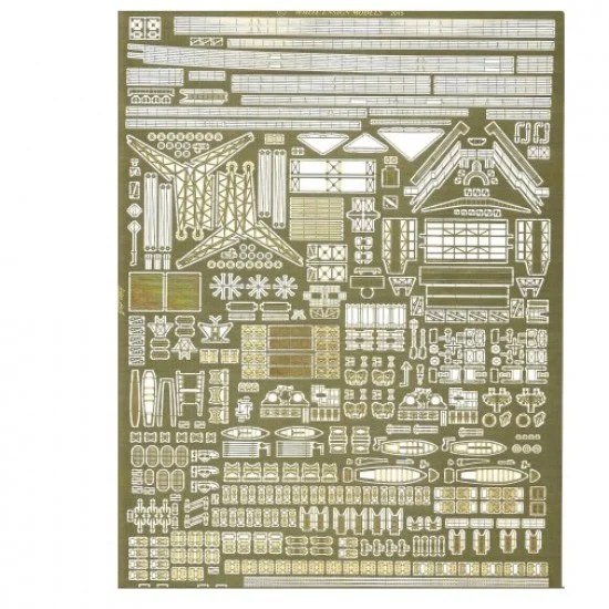 White Ensign Models PE35188 1/350 HMS Cornwall County-class Heavy Cruiser Detail set for Trumpeter kits