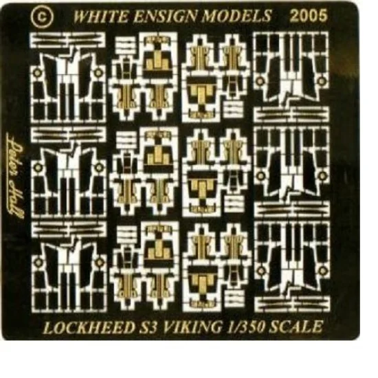White Ensign Models PE3577 1/350 Lockheed S-3 Viking Detail-up Set (1 Photo-Etched Sheet)