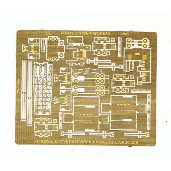 White Ensign Models PE3581 1/350 Modern Russian Carrier Deck Equipment for Trumpeter Admiral Kuznetsov kit - Model Ships & Boats
