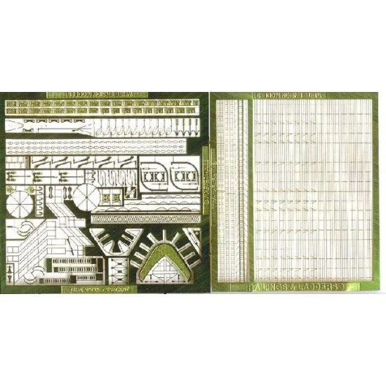 White Ensign Models PE611 1/600 HMS Iron Duke Photo-etched Detail set for Airfix kit