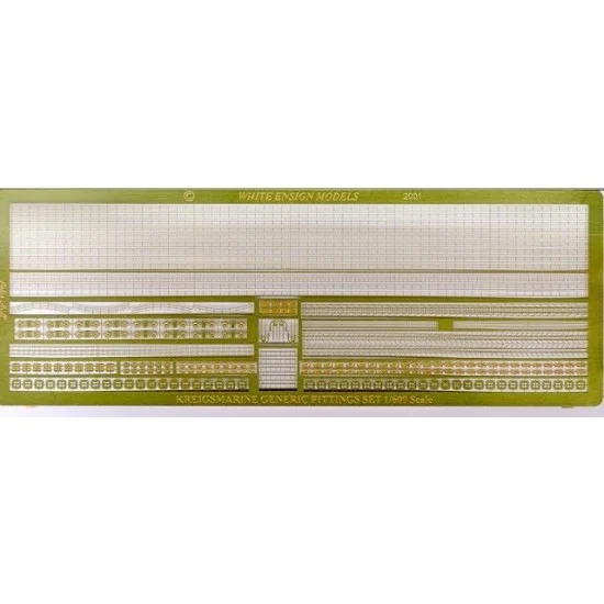 White Ensign Models PE627 1/600 Ultimate Kriegsmarine Photo-etched parts Set 2 for Airfix kit