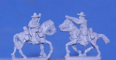 PIG150040 - MEXICANS W. RIFLES, MOUNTED