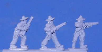 PIG150036 - MEXICANS W. RIFLES ON FOOT