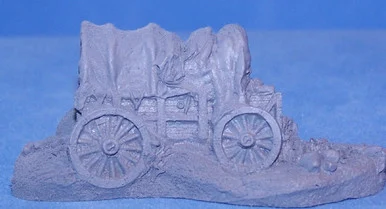 PIG150090 - DESTROYED CHUCKWAGON (RESIN)
