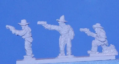 PIG150086 - CATTLEMEN ON FOOT, PISTOLS