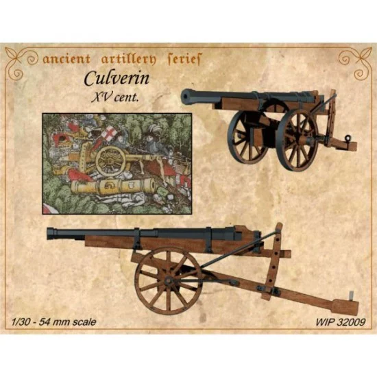 WIP3D 32009 1/32 Culverin Resin Kit - Military Vehicles & Tanks
