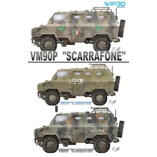 WIP3D 72012 1/72 VM90P "Scarrafone" - Military Vehicles & Tanks