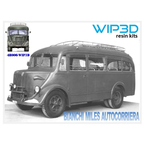 WIP3D 35019 1/35 Bianchi Miles Autocorriera - Military Vehicles & Tanks