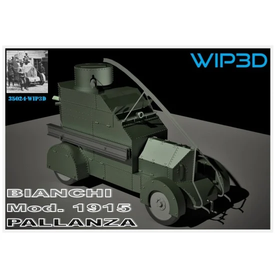WIP3D 35024 1/35 Bianchi Mod. 15 Pallanza - Military Vehicles & Tanks