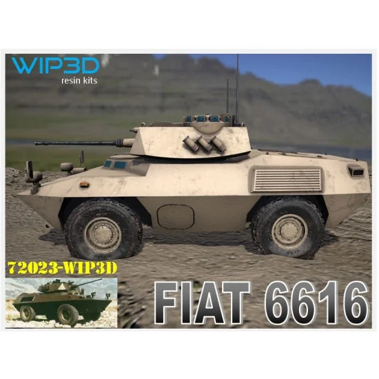 WIP3D 72023 1/72 Fiat 6616 - Military Vehicles & Tanks