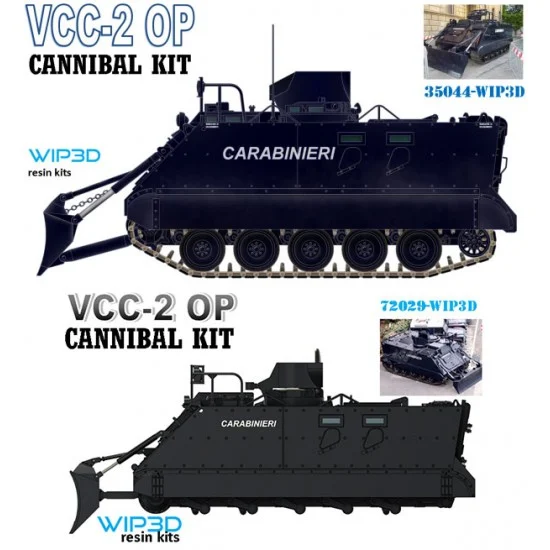 WIP3D 72029 1/72 VCC-2OP CANNIBAL KIT resin kit with accessories