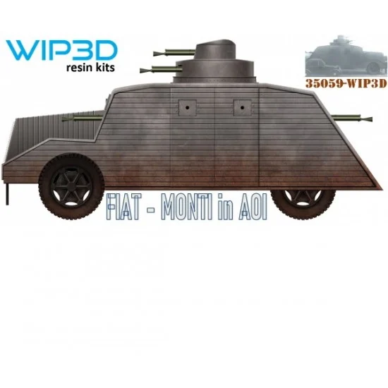 WIP3D 35059 1/35 FIAT - Monti on AOI Resin kit