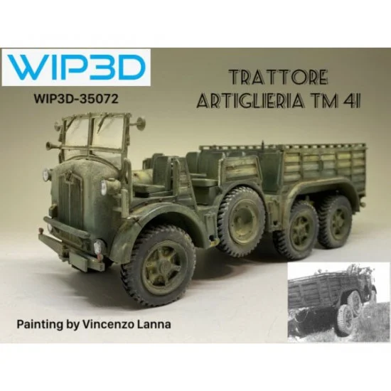 WIP3D 35072 1/35 Dovunque Tractor TM 41 Resin Kit - Military Vehicles & Tanks