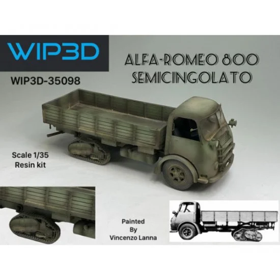 WIP3D 35098 1/35 Alfa Romeo 800 Half-track