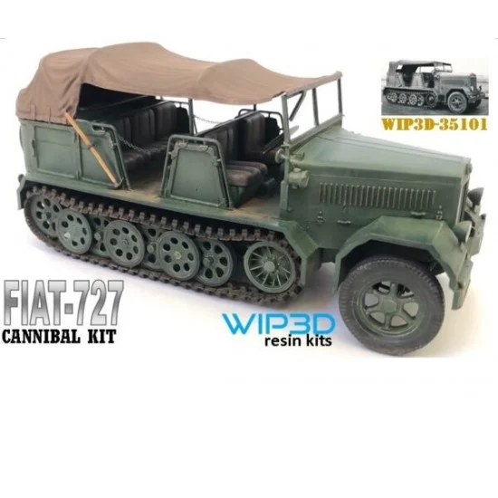 WIP3D 35101 1/35 Fiat-727 Cannibal Resin Kit