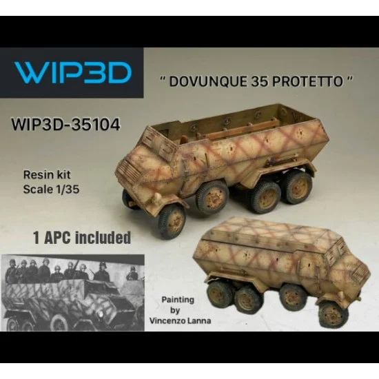 WIP3D 35104 1/35 Dovunque 35 Protetto Resin kit - Military Vehicles & Tanks