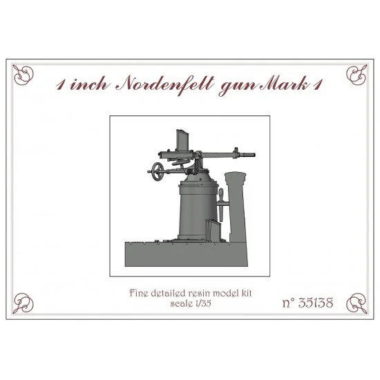 WIP3D 35138 1/35 Nordenfelt Mk.1 1inch Gun - Military Vehicles & Tanks