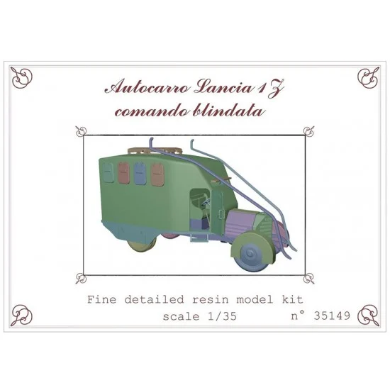 WIP3D 35149 1/35 Lancia 1Z Armoured Command - Military Vehicles & Tanks