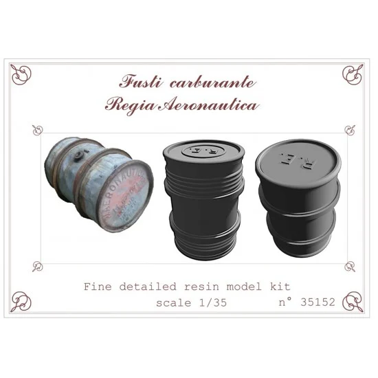 WIP3D 35152 1/35 Royal AF Fuel Drums - Military Vehicles & Tanks
