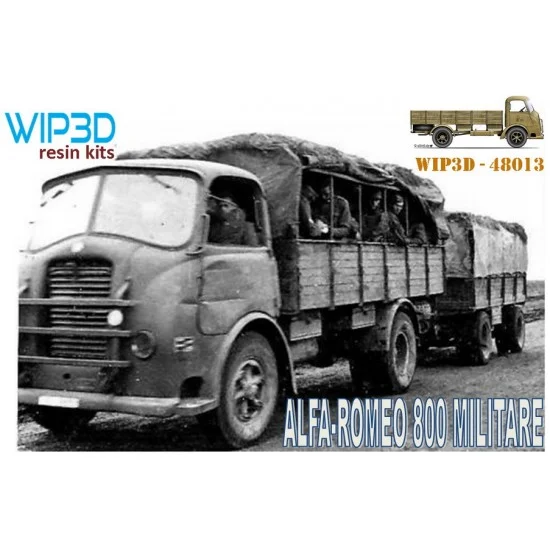WIP3D 48013 1/48 Alfa Romeo 800 Cargo - Military Vehicles & Tanks