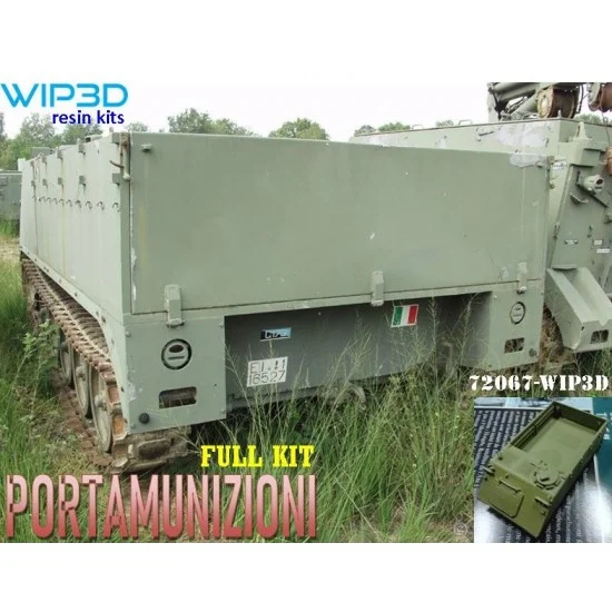WIP3D 72067 1/72 M113 Portamunizioni Full Kit - Military Vehicles & Tanks