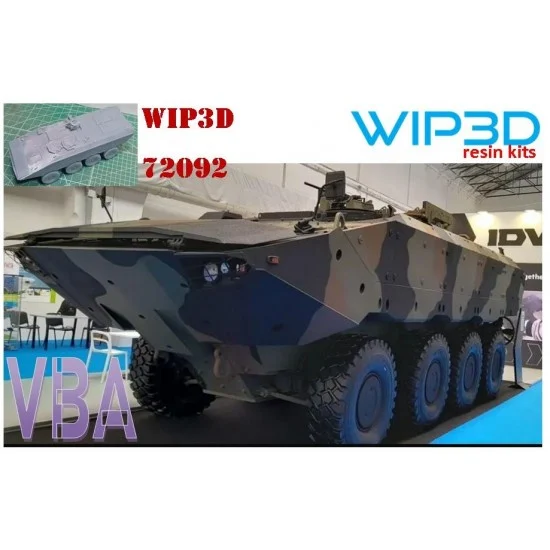 WIP3D 72092 1/72 VBA 8x8 Armoured Personnel Carrier - Military Vehicles & Tanks