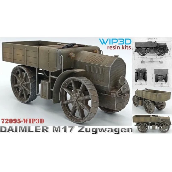 WIP3D 72095 1/72 Daimler M17 Zugwagen - Military Vehicles & Tanks