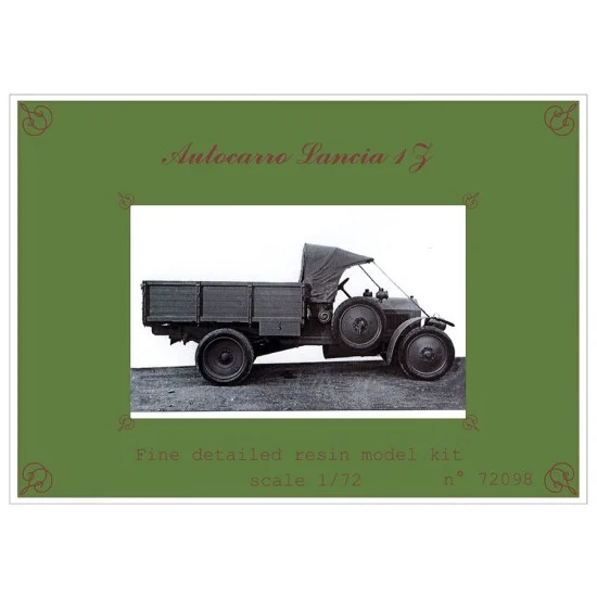 WIP3D 72098 1/72 Lancia 1Z Armoured Vehicle - Military Vehicles & Tanks