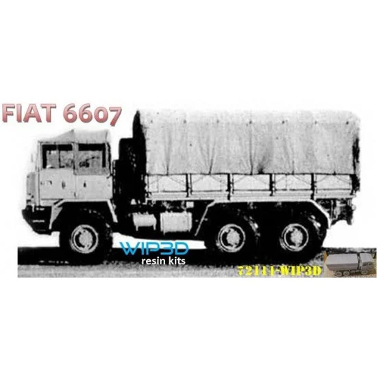 WIP3D 72111 1/72 Fiat 6607 Truck - Military Vehicles & Tanks