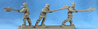 PIG230065 - RETINUE WITH BILLS FIGHTING