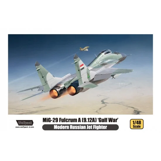 Wolfpack Design WP14804 1/48 Gulf War Modern Russian Jet Fighter MiG-29 Fulcrum A (9.12A)