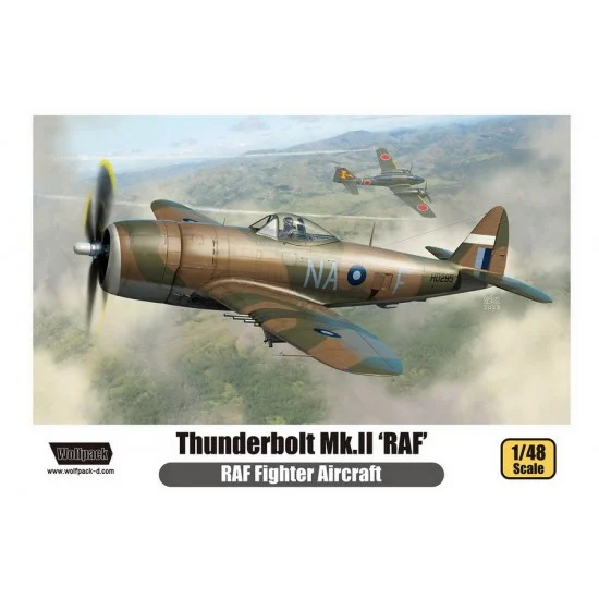 Wolfpack Design WP14822 1/48 RAF Thunderbolt Mk.II Fighter [Premium Edition] - Model Planes