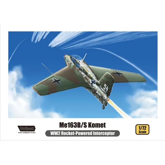 Wolfpack Design WP17209 1/72 Messerschmitt Me163B/S Komet [Premium Edition] - Model Planes