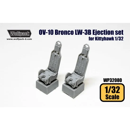 Wolfpack Design WP32080 1/32 OV-10 Bronco LW-3B Ejection Seat set for Kittyhawk kits