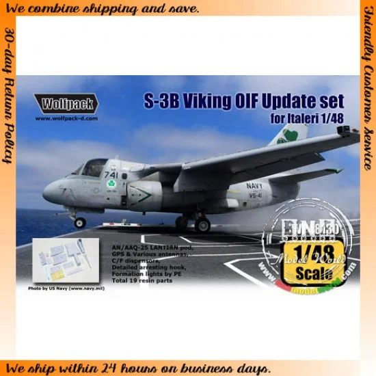 Wolfpack Design WP48130 1/48 S-3B Viking OIF Upgrade Set for Italeri kit