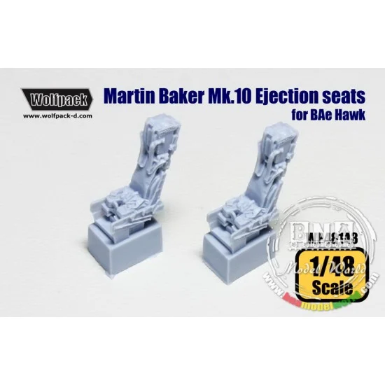 Wolfpack Design WP48143 1/48 Martin Baker Mk.10 Ejection Seats for BAe Hawk (2 pcs) - Model Planes