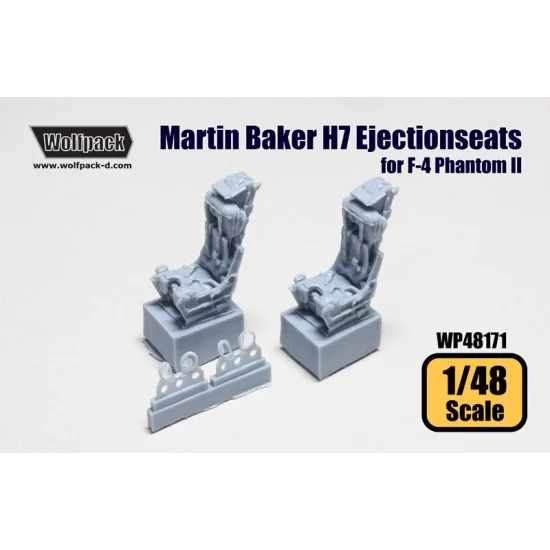 Wolfpack Design WP48171 1/48 Martin Baker Mk.7H Ejection Seats set for F-4 Phantom II (2pcs)