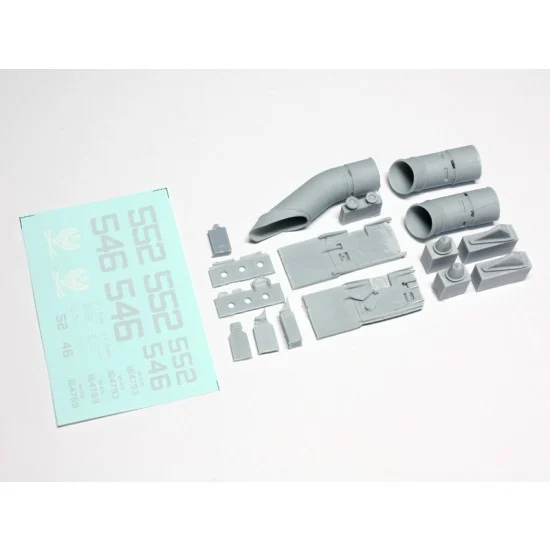 Wolfpack Design WP48189 1/48 MH-53E Sea Dragon Update set for Academy/MRC kit (20 resins parts + decals)
