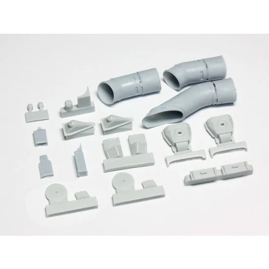 Wolfpack Design WP48196 1/48 Sikorsky CH-53E Super Stallion Update Set for Academy/MRC kit (22 Resin Parts+Decals)