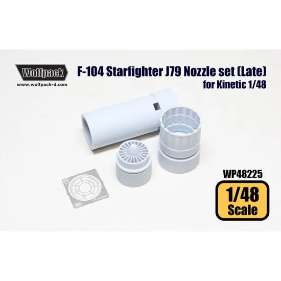 Wolfpack Design WP48225 1/48 F-104 Starfighter J79 Engine Nozzle set Late for Kinetic kits