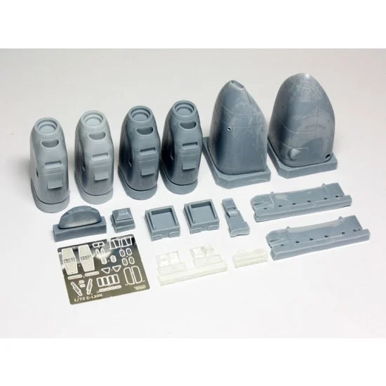 Wolfpack Design WP72064 1/72 C-130H Hercules 'JASDF' Conversion set for Italeri kit (17 resin parts+PE+decals)