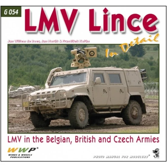 WWP Books G054 Belgian, British and Czech lMV lince in Detail (120 pages) - Modelling Publication