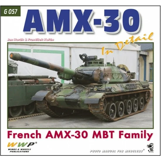 WWP Books G057 French AMX-30 MBT Family in Detail (108 pages, soft cover)