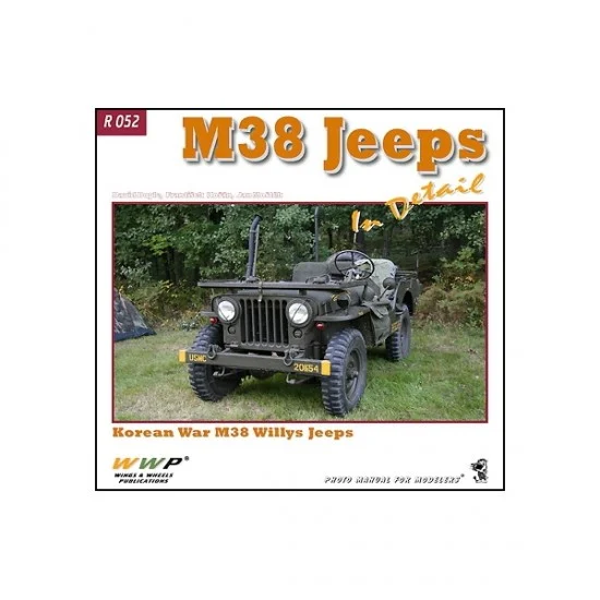 WWP Books R052 Korean War M38 Willys Jeeps in Detail - Modelling Publication