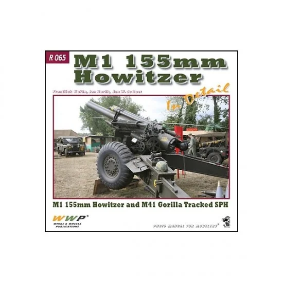 WWP Books R065 M1/M114 155mm Howitzer in Detail (Soft cover, 240x225mm, 48 pages) - Modelling Publication